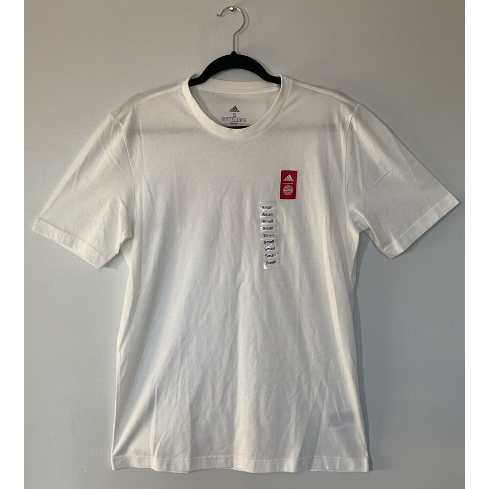 Adidas Bayern Munich Street Graphic T-Shirt White Size S